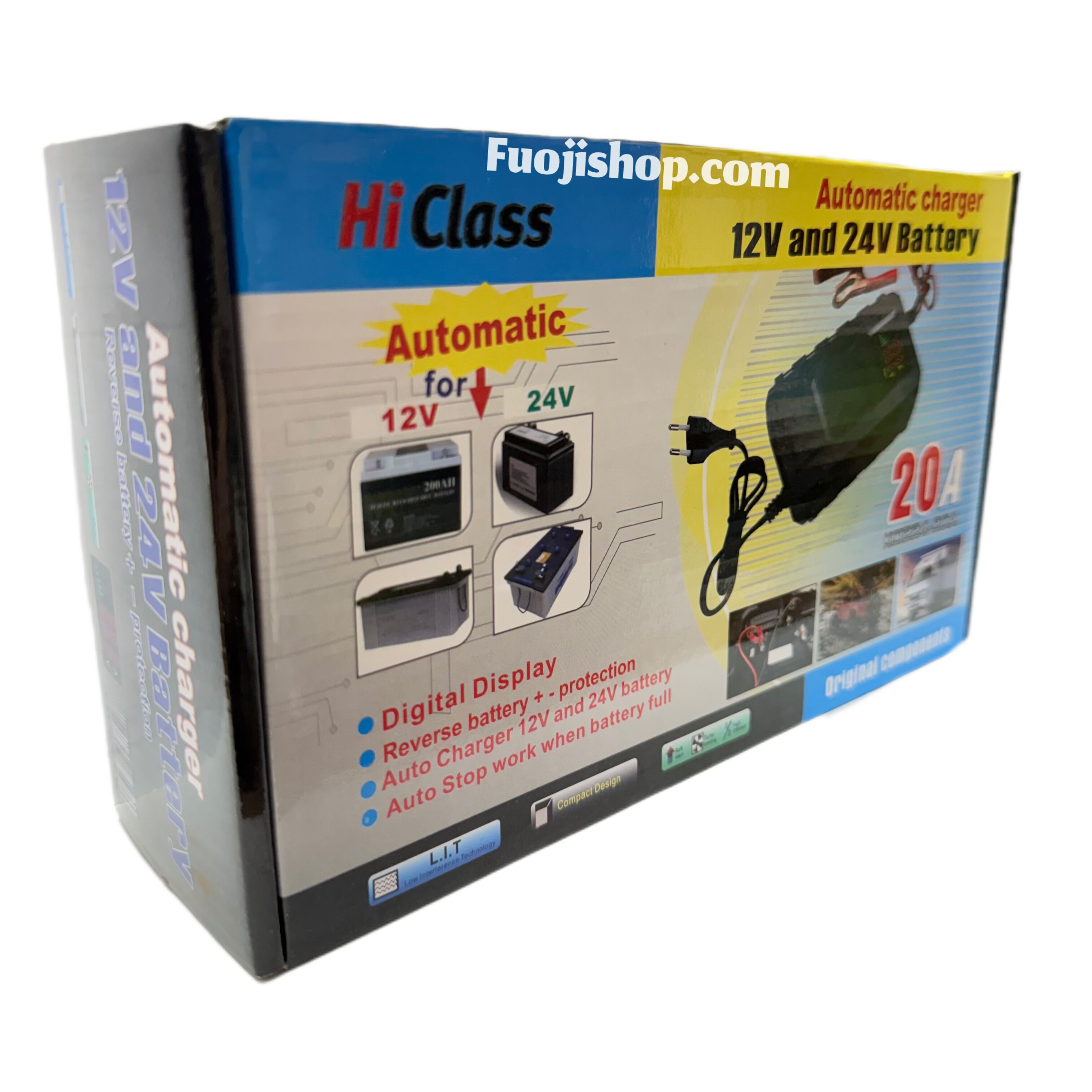 شارژر باتری قطع کن دار اتوماتیک KCI224-20A